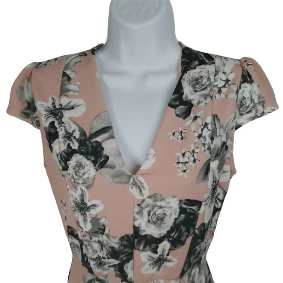 Guilty Dress, Capped Sleeves, Dusty Rose, S - Picture 2 of 8